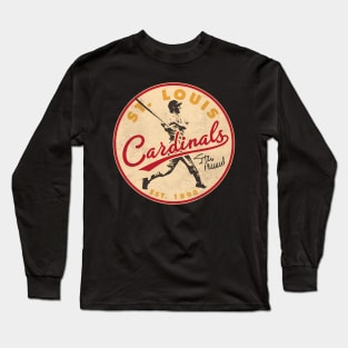 St Louis Cardinals 1 By Buck Long Sleeve T-Shirt
